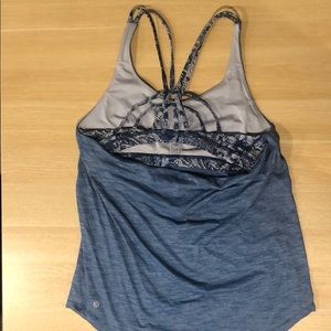 Paisley Criss Crossed Lululemon Tank